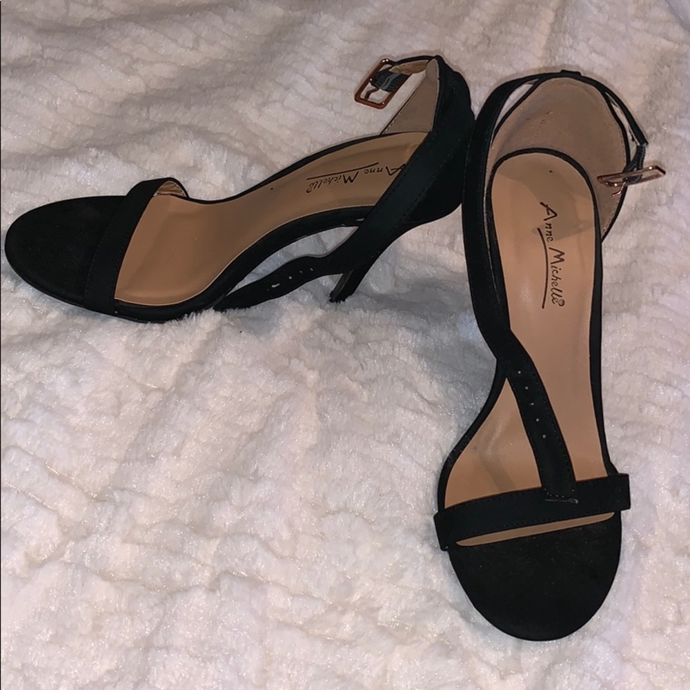 Black Velvet Heels